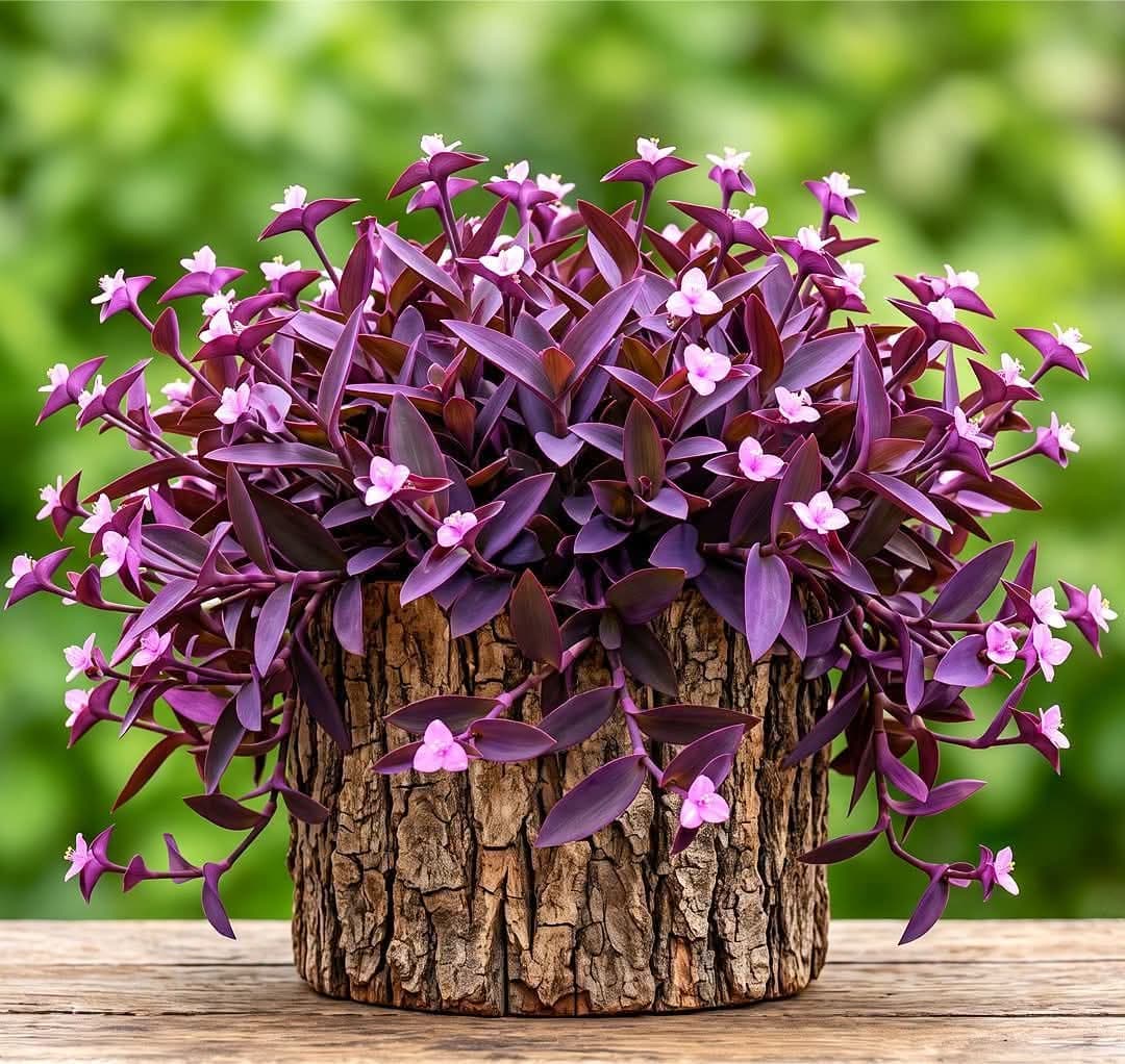 Purple Heart (Tradescantia pallida) 1