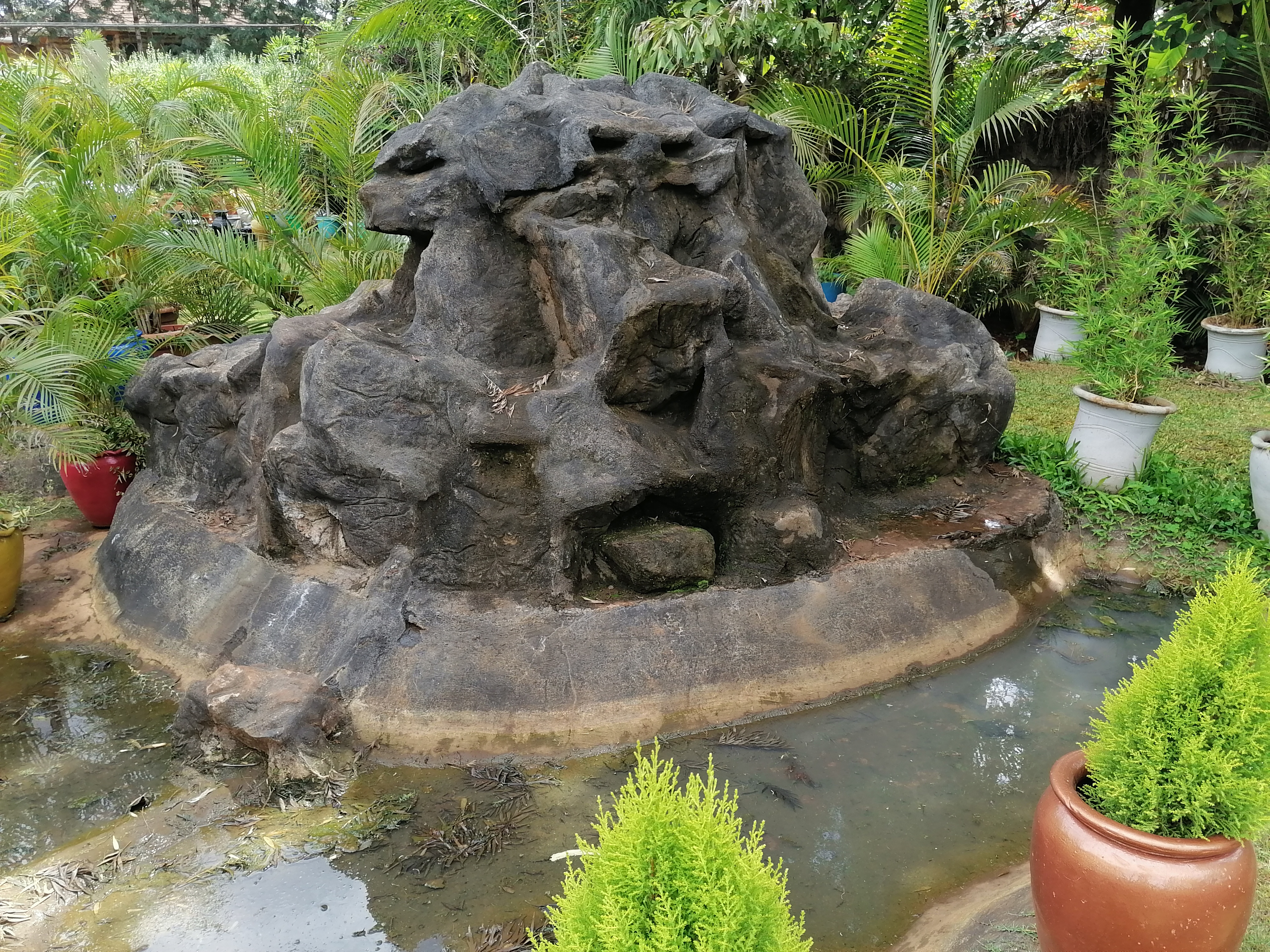 Water feature construction